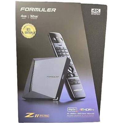Formuler Z11 Pro Max 4K Android 11 OTT multimedia-streamer 4GB RAM 32GB Flash WiFi 6th zwart Formuler Z11 Pro Max 4K Android 11 OTT multimedia-streamer 4GB RAM 32GB Flash WiFi 6th zwart