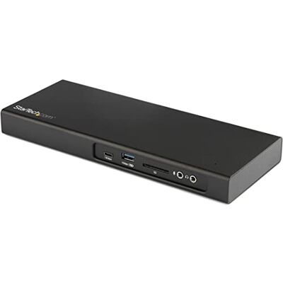 StarTech .com 4K 60Hz Dual Display Thunderbolt 3 Dock met sleuf voor M.2 PCIe-kaartlezer (TB3DK2DPM2) StarTech .com 4K 60Hz Dual Display Thunderbolt 3 Dock met sleuf voor M.2 PCIe-kaartlezer (TB3DK2DPM2)