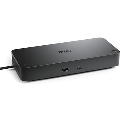 Dell Pro Dock SD25, USB-C met 130W opladen, 4 schermen, 2 x DP 1.4 Dockingstation met HDMI 2.1, Ethernet 2.5GbE, 5 USB-poorten, wifi-beheer, WPA-3, 65% gerecycled kunststof Dell Pro Dock SD25, USB-C met 130W opladen, 4 schermen, 2 x DP 1.4 Dockingstation met HDMI 2.1, Ethernet 2.5GbE, 5 USB-poorten, wifi-beheer, WPA-3, 65% gerecycled kunststof