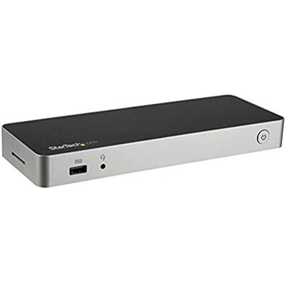 StarTech . com USB C Docking Station Dual Display HDMI & DisplayPort 4K 30Hz USB Type-C Dock voor Laptop 60W PD, SD, Hub 4 poorten USB-A 3.0, GbE, Audio Compatibel met TB3 (DK30CHDPPDUE) StarTech . com USB C Docking Station Dual Display HDMI & DisplayPort 4K 30Hz USB Type-C Dock voor Laptop 60W PD, SD, Hub 4 poorten USB-A 3.0, GbE, Audio Compatibel met TB3 (DK30CHDPPDUE)