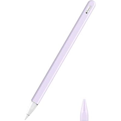 MoKo Beschermhoes compatibel met iPencil 2e generatie, 2 stuks, 1 pennenetui & 1 siliconen punt, taro, violet MoKo Beschermhoes compatibel met iPencil 2e generatie, 2 stuks, 1 pennenetui & 1 siliconen punt, taro, violet