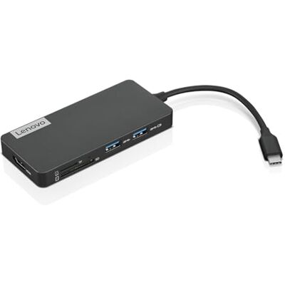 Lenovo Hub USB-C Travel Hub 7-in1 HDMI + SD/TF Reader + 3xUSB + USB-C Pass-Through Lenovo Hub USB-C Travel Hub 7-in1 HDMI + SD/TF Reader + 3xUSB + USB-C Pass-Through