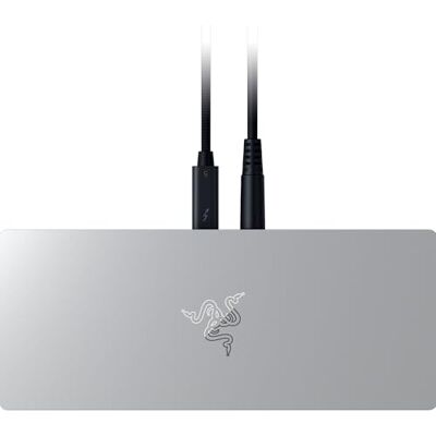Razer Thunderbolt 5 Dock Docking Station met 11 USB-Thunderbolt 3x DisplayPort USB-C 3.2 Ethernet Passthrough 140W SD/UHS-kaart 3x USB M.2 uitbreiding EU-stekker PC/Mac Wit Razer Thunderbolt 5 Dock Docking Station met 11 USB-Thunderbolt 3x DisplayPort USB-C 3.2 Ethernet Passthrough 140W SD/UHS-kaart 3x USB M.2 uitbreiding EU-stekker PC/Mac Wit