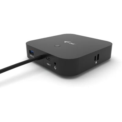 i-tec USB-C HDMI DP Dock PD100W 2X LCD Dock + Oplader-C112W i-tec USB-C HDMI DP Dock PD100W 2X LCD Dock + Oplader-C112W