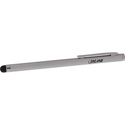 InLine 55467A stylus voor touchscreen en smartphone (zilver) InLine 55467A stylus voor touchscreen en smartphone (zilver)