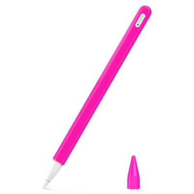 MoKo 2 stuks siliconen etui compatibel met Apple Pencil 2e generatie beschermhoes voor Apple Pencil 2e generatie Pitaya rood MoKo 2 stuks siliconen etui compatibel met Apple Pencil 2e generatie beschermhoes voor Apple Pencil 2e generatie Pitaya rood