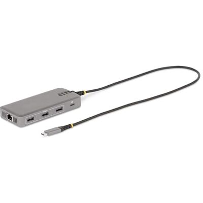 StarTech .com USB-C adapter drievoudige monitor multiport – dubbele HDMI 4K 60Hz + 4K 30Hz en DisplayPort, USB-hub 10Gbps 3 poorten, 100 W PD Pass-Trough, GbE, Windows en ChromeOS (117B-USBC-MULTIPORT) StarTech .com USB-C adapter drievoudige monitor multiport – dubbele HDMI 4K 60Hz + 4K 30Hz en DisplayPort, USB-hub 10Gbps 3 poorten, 100 W PD Pass-Trough, GbE, Windows en ChromeOS (117B-USBC-MULTIPORT)
