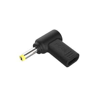 Conceptronic ABBY15PC06 DC naar USB-C adapter compatibel met Lenovo/Asus/Acer/Toshiba 4,0 x 1,7 mm 18-20 V Conceptronic ABBY15PC06 DC naar USB-C adapter compatibel met Lenovo/Asus/Acer/Toshiba 4,0 x 1,7 mm 18-20 V
