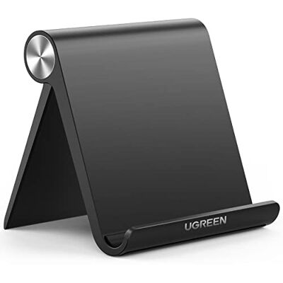 UGREEN Telefoonhouder Tablet Stand Multi Angle Holder Compatibel met iPhone 14 Pro Max 13 Pro Max Mini 12 11 X Se 8 7 Galaxy S21 Ultra S20 Note20 Redmi Note 10 Pro. Zwart UGREEN Telefoonhouder Tablet Stand Multi Angle Holder Compatibel met iPhone 14 Pro Max 13 Pro Max Mini 12 11 X Se 8 7 Galaxy S21 Ultra S20 Note20 Redmi Note 10 Pro. Zwart