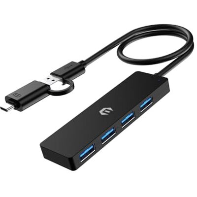 BIGBIG WON 4-poorts USB 3.0 hub adapter voor MacBook Pro/Air, USB A naar C hub, ultradunne multiport adapter, 5 Gbps, voor iMac Pro, Xbox, PS4, Dell, HP, Surface, Tesla Model 3, HDD BIGBIG WON 4-poorts USB 3.0 hub adapter voor MacBook Pro/Air, USB A naar C hub, ultradunne multiport adapter, 5 Gbps, voor iMac Pro, Xbox, PS4, Dell, HP, Surface, Tesla Model 3, HDD