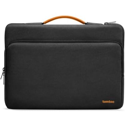 tomtoc 360° beschermhoes voor laptop 15,6 inch Compatibel met Lenovo HP ASUS Dell Acer, water- en schokbestendig, accessoirevak tomtoc 360° beschermhoes voor laptop 15,6 inch Compatibel met Lenovo HP ASUS Dell Acer, water- en schokbestendig, accessoirevak