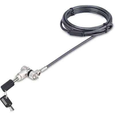 StarTech .com 3-in-1 universeel slot voor 2 m laptop, hoofdsleutel, compatibel met Noble Wedge/Nano/K-Slot StarTech .com 3-in-1 universeel slot voor 2 m laptop, hoofdsleutel, compatibel met Noble Wedge/Nano/K-Slot