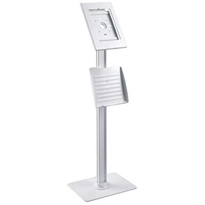 PureMounts PDS-5921 standaard met brochurehouder en afsluitbare stalen behuizing voor Apple iPad 9,7 inch / iPad 10,2 inch / iPad Pro 10,5 inch / iPad Air 10,5 inch (Gen 3) / Samsung Tab A 10,1 inch PureMounts PDS-5921 standaard met brochurehouder en afsluitbare stalen behuizing voor Apple iPad 9,7 inch / iPad 10,2 inch / iPad Pro 10,5 inch / iPad Air 10,5 inch (Gen 3) / Samsung Tab A 10,1 inch