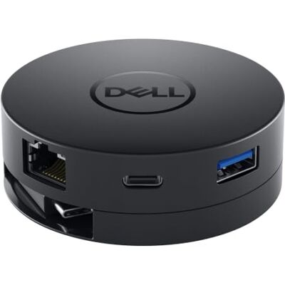 Dell Adapterbasis DA-300, zwart, bekabeld, USB 3.2 Gen 1 (3.1 Gen 1) Type-C, USB Type A, 10/100/1000 Mbit/s Dell Adapterbasis DA-300, zwart, bekabeld, USB 3.2 Gen 1 (3.1 Gen 1) Type-C, USB Type A, 10/100/1000 Mbit/s