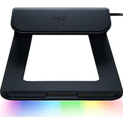 Razer Chroma V2 Ergonomische laptopstandaard met 3 USB-hubs (2 USB-A-poorten, 1 USB-C-poort, 1 HDMI, 18 graden hellingshoek, aluminium en ergonomisch design) zwart Razer Chroma V2 Ergonomische laptopstandaard met 3 USB-hubs (2 USB-A-poorten, 1 USB-C-poort, 1 HDMI, 18 graden hellingshoek, aluminium en ergonomisch design) zwart