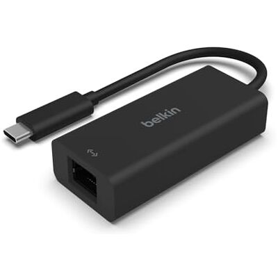 Belkin USB-C naar Ethernet-adapter (2,5 Gbit/s, USB-IF-certificering, Thunderbolt 3 en 4, compatibel met MacBook Pro / Air, iPad Pro, XPS, Surface, andere USB-C-apparaten) Belkin USB-C naar Ethernet-adapter (2,5 Gbit/s, USB-IF-certificering, Thunderbolt 3 en 4, compatibel met MacBook Pro / Air, iPad Pro, XPS, Surface, andere USB-C-apparaten)