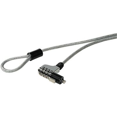 Hama Cijferslot "Secure" (voor notebook, 1,8 m kabel, 6 mm diameter, zonder sleutel, met code) zilver Hama Cijferslot "Secure" (voor notebook, 1,8 m kabel, 6 mm diameter, zonder sleutel, met code) zilver