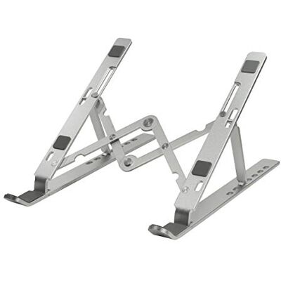 Logilink AA0134 Laptopstandaard, opvouwbaar, 10-16 inch, zilverkleurig Logilink AA0134 Laptopstandaard, opvouwbaar, 10-16 inch, zilverkleurig