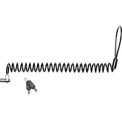 Kensington MicroSaver 2.0 spiraalvormige kabel voor laptopbeveiliging, snijbestendig koolstofstaal, 10 mm zwaar slot, T-balkvergrendelingstechnologie, 1,8 m lang (K64423WW) Kensington MicroSaver 2.0 spiraalvormige kabel voor laptopbeveiliging, snijbestendig koolstofstaal, 10 mm zwaar slot, T-balkvergrendelingstechnologie, 1,8 m lang (K64423WW)