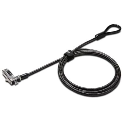 Kensington Combinatiekabel voor ultradunne en 2-in-1 laptops met standaard veiligheidsinkeping; diefstalbeveiliging met kabel 1,8 m snijbestendig (K60600WW) Kensington Combinatiekabel voor ultradunne en 2-in-1 laptops met standaard veiligheidsinkeping; diefstalbeveiliging met kabel 1,8 m snijbestendig (K60600WW)