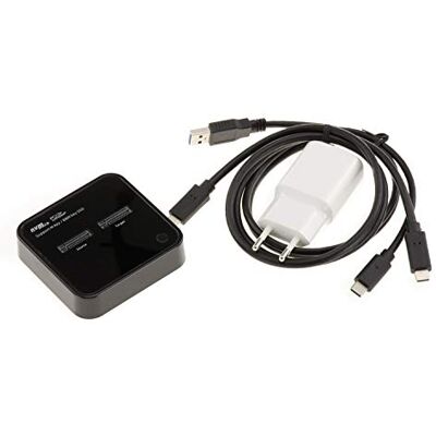 KALEA-INFORMATIQUE USB-docking station voor 2 M2 NGFF NVMe. USB 3.2 Gen2 10 GB. Dock met kloneringsfunctie KALEA-INFORMATIQUE USB-docking station voor 2 M2 NGFF NVMe. USB 3.2 Gen2 10 GB. Dock met kloneringsfunctie