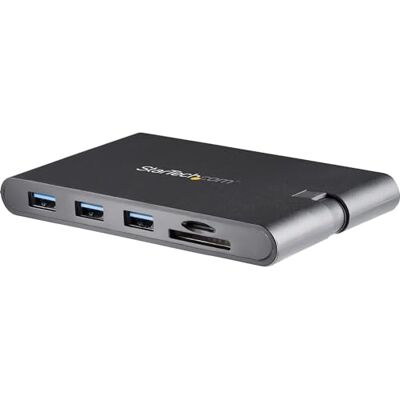 StarTech .com USB-C multiport adapter voor laptop met HDMI en VGA compatibel Mac en Windows SD drive PD 85W externe videoadapter USB-C HDMI, VGA zwart DKT30CHVSCPD StarTech .com USB-C multiport adapter voor laptop met HDMI en VGA compatibel Mac en Windows SD drive PD 85W externe videoadapter USB-C HDMI, VGA zwart DKT30CHVSCPD