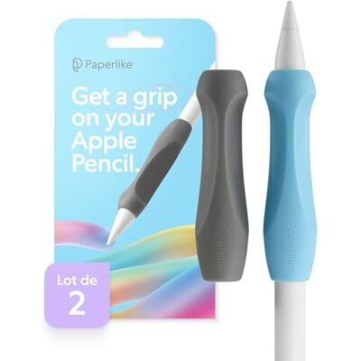 Paperlike ® Pencil Grips voor Apple Pencil 1e en 2e generatie, USB-C & Pro Set van 2, ergonomische precisie, voor comfort en controle, ondersteunt alle Apple Pencil-functies Paperlike ® Pencil Grips voor Apple Pencil 1e en 2e generatie, USB-C & Pro Set van 2, ergonomische precisie, voor comfort en controle, ondersteunt alle Apple Pencil-functies