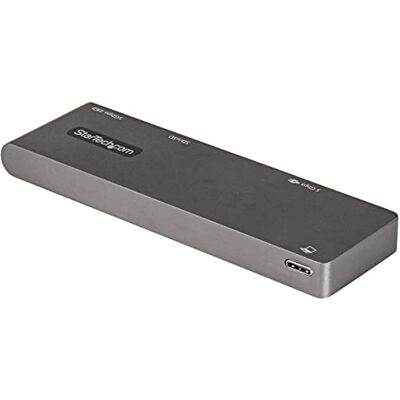 StarTech .com USB-C multiport adapter voor MacBook Pro/Air USB Type-C naar HDMI 4K, voeding 100W, SD/MicroSD-slot, hub met 2 poorten USB 3.0 draagbare USB-C Mini Dock (DKT30CMHSDPD) StarTech .com USB-C multiport adapter voor MacBook Pro/Air USB Type-C naar HDMI 4K, voeding 100W, SD/MicroSD-slot, hub met 2 poorten USB 3.0 draagbare USB-C Mini Dock (DKT30CMHSDPD)