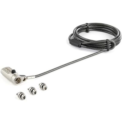 StarTech . com 2 m cijferslot laptop kabel Voor K-Slot, Nano Wedge Slot StarTech . com 2 m cijferslot laptop kabel Voor K-Slot, Nano Wedge Slot