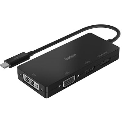 Belkin AVC003btBK USB-C video-adapter (HDMI, VGA, DVI, DISPLAYPORT) Belkin AVC003btBK USB-C video-adapter (HDMI, VGA, DVI, DISPLAYPORT)