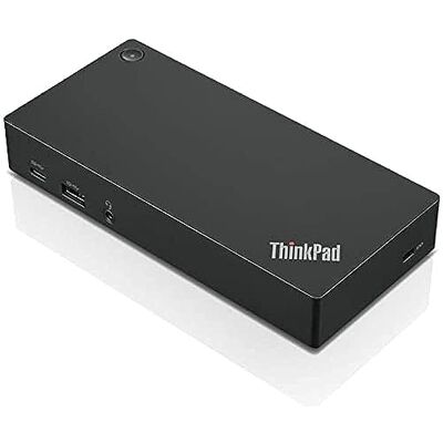Lenovo 40AS0090EU dockingstation met kabel USB 3.2 Gen 1 (3.1 Gen 1) type C, zwart Lenovo 40AS0090EU dockingstation met kabel USB 3.2 Gen 1 (3.1 Gen 1) type C, zwart