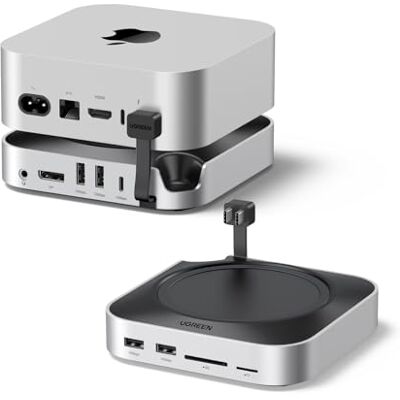 UGREEN Docking Station Hub USB C en houder voor Mac Mini M4 en M4 Pro UGREEN Docking Station Hub USB C en houder voor Mac Mini M4 en M4 Pro