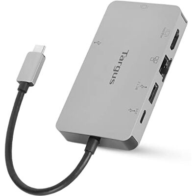 Targus USB-C docking station voor HDMI-scherm, docking station voor computer, USB-hub compatibel met Windows, macOS, Chrome OS en Linux, DOCK419EUZ Targus USB-C docking station voor HDMI-scherm, docking station voor computer, USB-hub compatibel met Windows, macOS, Chrome OS en Linux, DOCK419EUZ