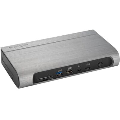 Kensington SD5800T Thunderbolt 4 en USB4 Quad 4K display dockingstation, opladen 100 W, 2 x HDMI, 2 x DP, 2,5 G ethernet, kaartlezer, voor Windows/MacOS (K32856NA) Kensington SD5800T Thunderbolt 4 en USB4 Quad 4K display dockingstation, opladen 100 W, 2 x HDMI, 2 x DP, 2,5 G ethernet, kaartlezer, voor Windows/MacOS (K32856NA)