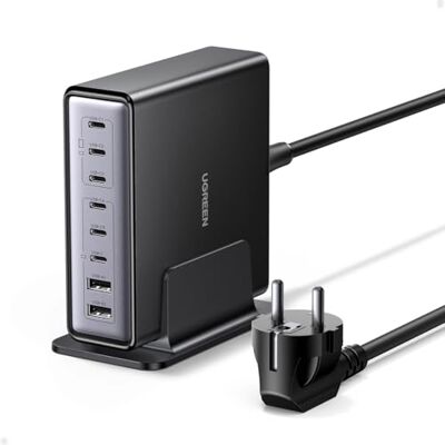 UGREEN Zapix 200 W 8 poorten USB C snellader GaN Tech laadstation UGREEN Zapix 200 W 8 poorten USB C snellader GaN Tech laadstation