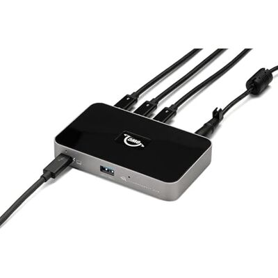OWC Thunderbolt Hub 60W, 3 USB-C, USB 3.2 Gen 2 Type-A Mac M1/M2, Thunderbolt 3 en USB4 OWC Thunderbolt Hub 60W, 3 USB-C, USB 3.2 Gen 2 Type-A Mac M1/M2, Thunderbolt 3 en USB4