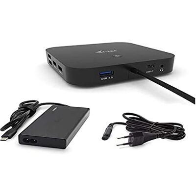 i-tec C77WUK Station d'accueil USB-C Double diSP 100 W + Chargeur i-tec C77WUK Station d'accueil USB-C Double diSP 100 W + Chargeur