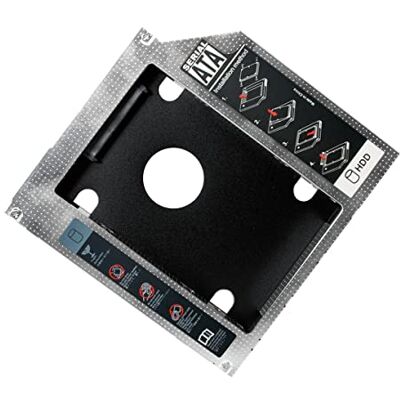 Logilink ad0016 harde schijf frame / S-ATA Caddy SSD-adapter met sleuven voor laptop, 12,7 mm, zwart Logilink ad0016 harde schijf frame / S-ATA Caddy SSD-adapter met sleuven voor laptop, 12,7 mm, zwart