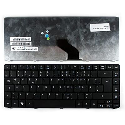 Power4Laptops Keyboards4Laptops Vervangend toetsenbord voor laptop (PC), zwart, compatibel met Acer Aspire 4741G Power4Laptops Keyboards4Laptops Vervangend toetsenbord voor laptop (PC), zwart, compatibel met Acer Aspire 4741G