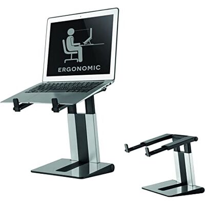 NewStar Neomounts NSLS200 9287917000 laptopstandaard 10-16 inch tot 5 kg, zilver/zwart NewStar Neomounts NSLS200 9287917000 laptopstandaard 10-16 inch tot 5 kg, zilver/zwart