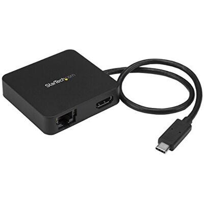StarTech .com USB-C multiport adapter voor laptop HDMI 4K GbE USB-C USB-A (DKT30CHD) StarTech .com USB-C multiport adapter voor laptop HDMI 4K GbE USB-C USB-A (DKT30CHD)