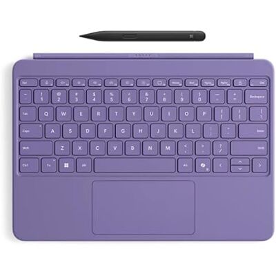 Microsoft Surface Pro 12 inch toetsenbord met dunne pen, compatibel met Surface Pro (1e editie), paars Microsoft Surface Pro 12 inch toetsenbord met dunne pen, compatibel met Surface Pro (1e editie), paars