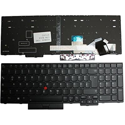 Power4Laptops Vervangend toetsenbord voor Lenovo ThinkPad E580 notebook met wijzer zwart Power4Laptops Vervangend toetsenbord voor Lenovo ThinkPad E580 notebook met wijzer zwart