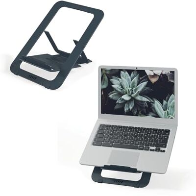 Leitz SlimLift Design Ultra Slim Verstelbare Aluminium Laptopstandaard 5 Vooraf ingestelde Hoogte- en Hoekcombinaties voor 10" tot 17" Laptops/Tablets Leitz SlimLift Design Ultra Slim Verstelbare Aluminium Laptopstandaard 5 Vooraf ingestelde Hoogte- en Hoekcombinaties voor 10" tot 17" Laptops/Tablets