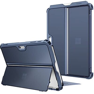 FINTIE Beschermhoes voor Microsoft Surface Go 4/3/2 10,5 inch (2023/2021/2020) en Surface Go 10 inch 2018, beschermhoes met penopslag, schokbestendig, blauw FINTIE Beschermhoes voor Microsoft Surface Go 4/3/2 10,5 inch (2023/2021/2020) en Surface Go 10 inch 2018, beschermhoes met penopslag, schokbestendig, blauw