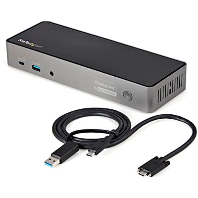 StarTech Hybrid USB-C USB-A Dock Triple 4K 60Hz StarTech Hybrid USB-C USB-A Dock Triple 4K 60Hz