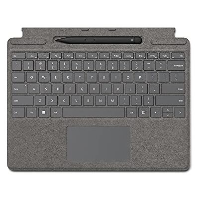 Microsoft Surface Pro 8/X beschermhoes Alcantara + PEN Platinum Microsoft Surface Pro 8/X beschermhoes Alcantara + PEN Platinum