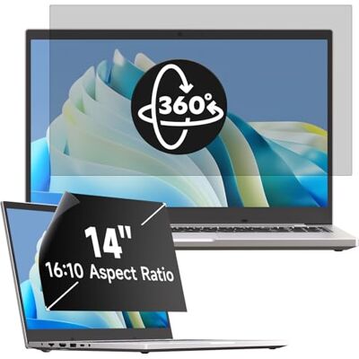 Mamol 360° privacyfilter 14 inch 16:10, volledige hoek, anti-spionage, privacyscherm voor laptop, compatibel met Lenovo, HP, Dell, Acer, Asus, Samsung (302 mm x 188 mm) Mamol 360° privacyfilter 14 inch 16:10, volledige hoek, anti-spionage, privacyscherm voor laptop, compatibel met Lenovo, HP, Dell, Acer, Asus, Samsung (302 mm x 188 mm)