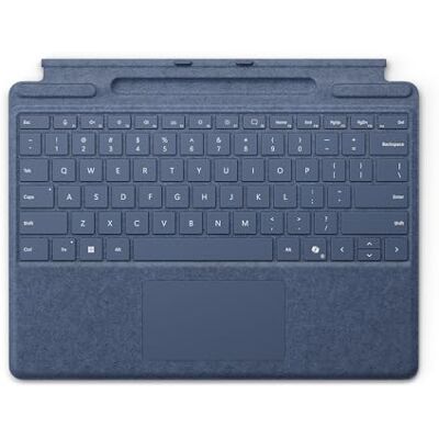 Microsoft Surface Pro Keyboard toetsenbord met potloodopslag saffier Microsoft Surface Pro Keyboard toetsenbord met potloodopslag saffier