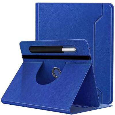 TiMOVO Beschermhoes compatibel met 9-11 inch, PU-beschermhoes, 360 graden draaibare tablet met tas, beschermhoes voor tablet 9-11 inch, helderblauw 360 Degree Rotating Stand, Pen Pocket, 9 10 10.1 Inch Android Touchscreen Compatible TiMOVO Beschermhoes compatibel met 9-11 inch, PU-beschermhoes, 360 graden draaibare tablet met tas, beschermhoes voor tablet 9-11 inch, helderblauw 360 Degree Rotating Stand, Pen Pocket, 9 10 10.1 Inch Android Touchscreen Compatible